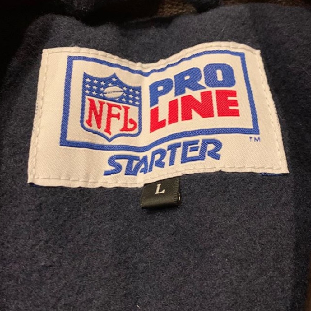 Vintage 90s Starter Miami Dolphins leather jacket - Picture 5 of 8